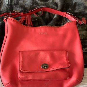 Pink Coach Shoulder Bag